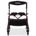 Human Care NeXus 3 Rollator – Innovative Cross-Folding Design - Red Front