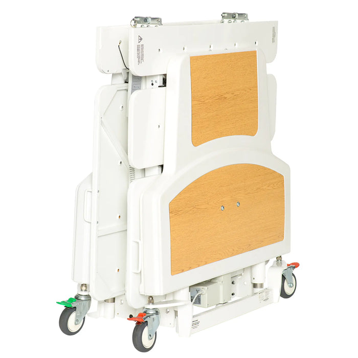 Human Care FloorLine LTC Ultra Low Bed – Fall Prevention and Premium Homecare Design - 440 lbs Capacity Hospital Bed