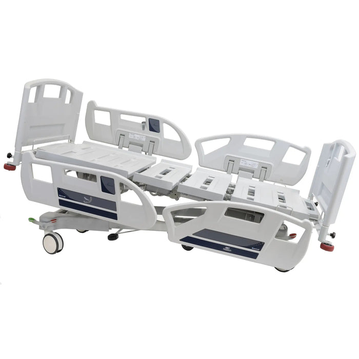 Guess 402 Adjustable Hospital Bed – 4-Motor Electric Control, Trendelenburg, and 551 lbs Capacity by Human Care