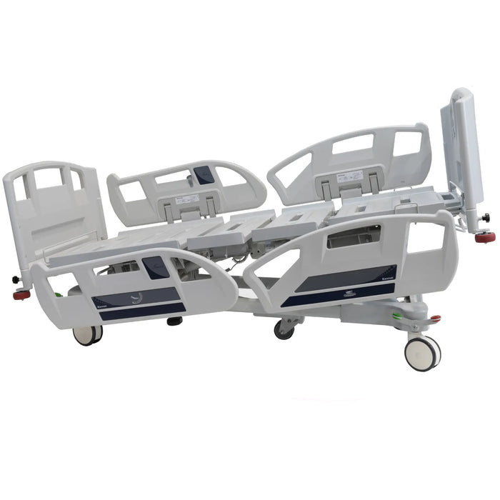 Guess 402 Adjustable Hospital Bed – 4-Motor Electric Control, Trendelenburg, and 551 lbs Capacity by Human Care