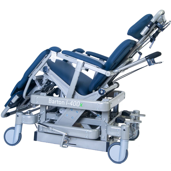 Human Care I-400X Barton Bariatric Convertible Transfer Chair – Tilt Forward, Lateral Transfer, Portable Design