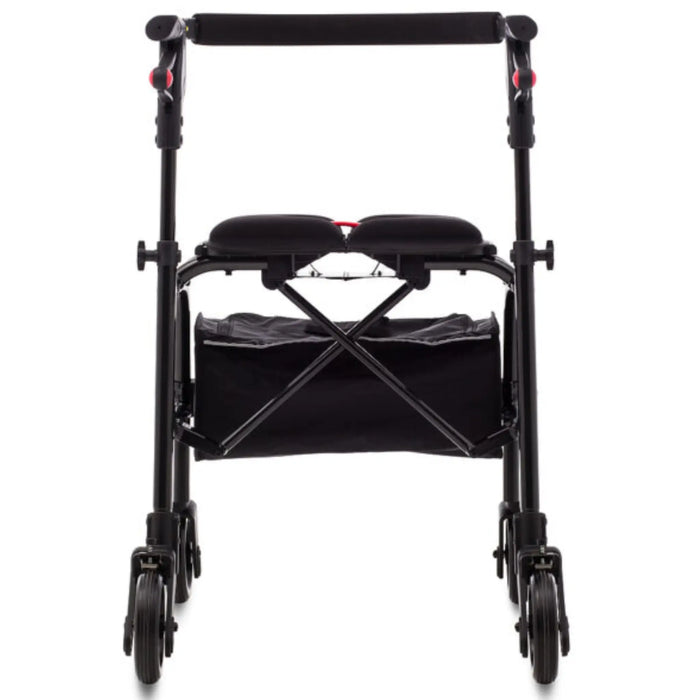 Human Care neXus oNe Foldable Rollator – Ultra-Slim, Cable-Free Folding Walker for Indoor Use