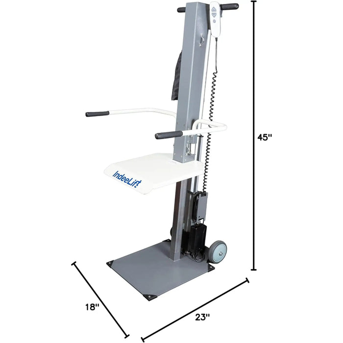 IndeeLift PPU Floor To Seat Height 400 lbs. Capacity - With Dimensions