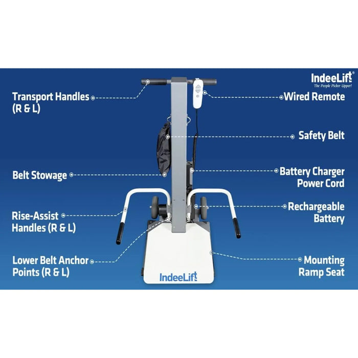 IndeeLift PPU Floor To Seat Height 400 lbs. Capacity - With Features