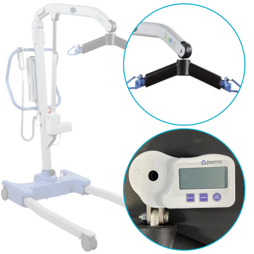 Joerns Hoyer 6-Point Low Profile Cradle with Integrated Scale