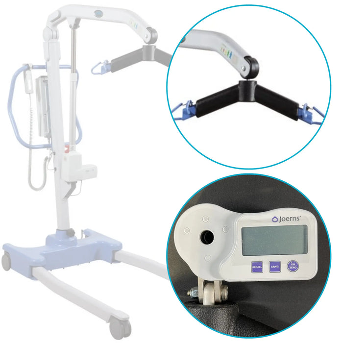 Joerns Hoyer 6-Point Low Profile Cradle with Integrated Scale