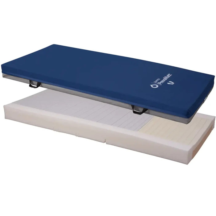 Joerns PrevaMatt Defend Pressure Relief Mattress – Dual-Layer Foam with Heel Slope - 500lbs Capacity