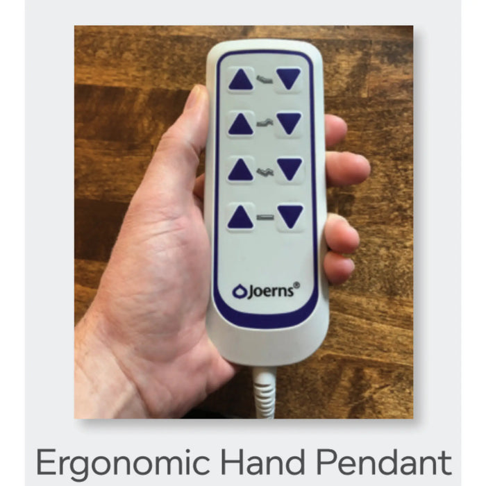 Joerns WeCare Full-Electric Adjustable Bed - 450lbs Capacity, Split or Fix Frame Options