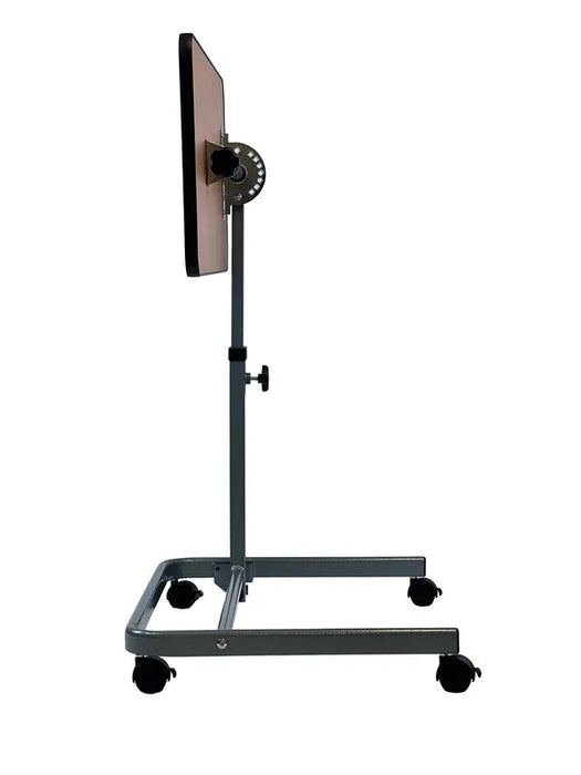Foldable Overbed Table – Height-Adjustable, Rolling Bedside Table by Journey - Foldable Tray