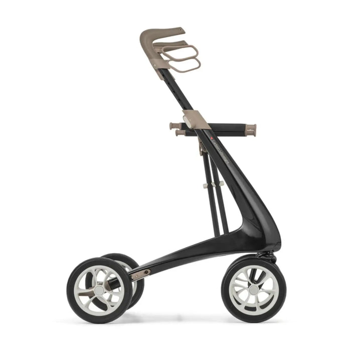 Journey byACRE Carbon Ultralight Rollator - Black Side View