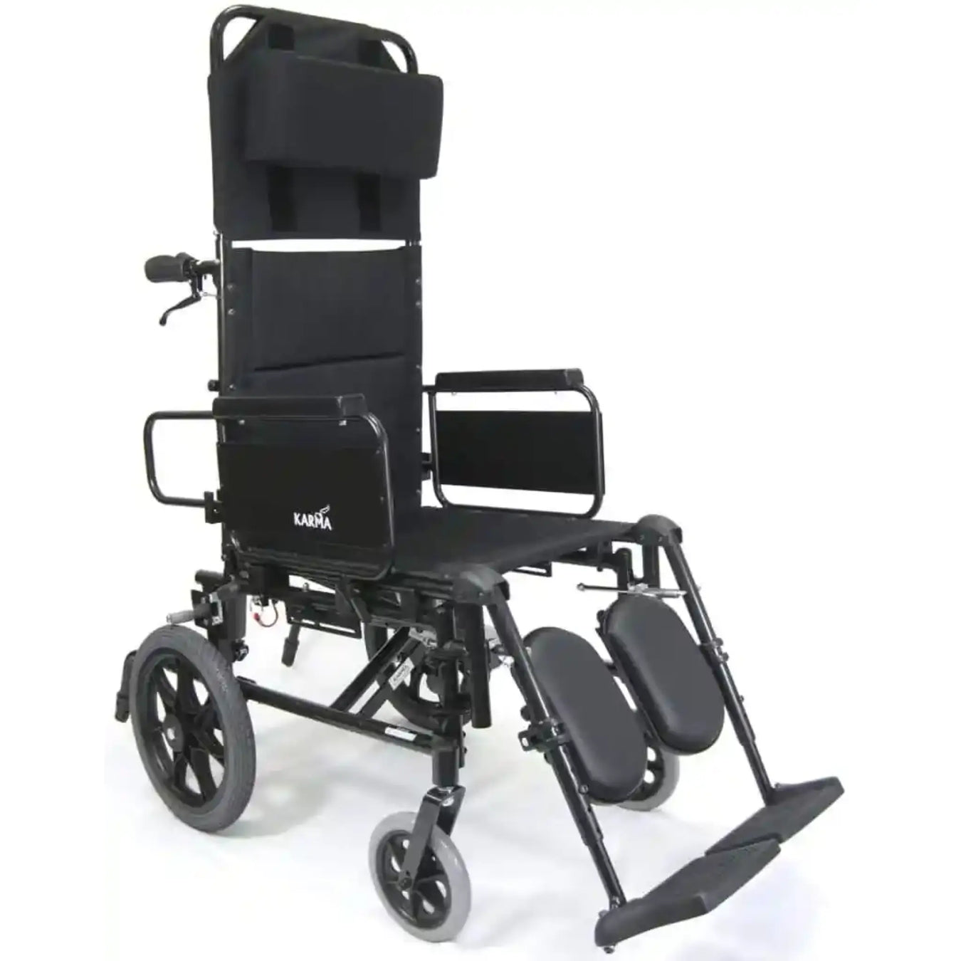 Karman Healthcare KM-5000-TP Ultra Lightweight Reclining Transport Wheelchair - 33lbs