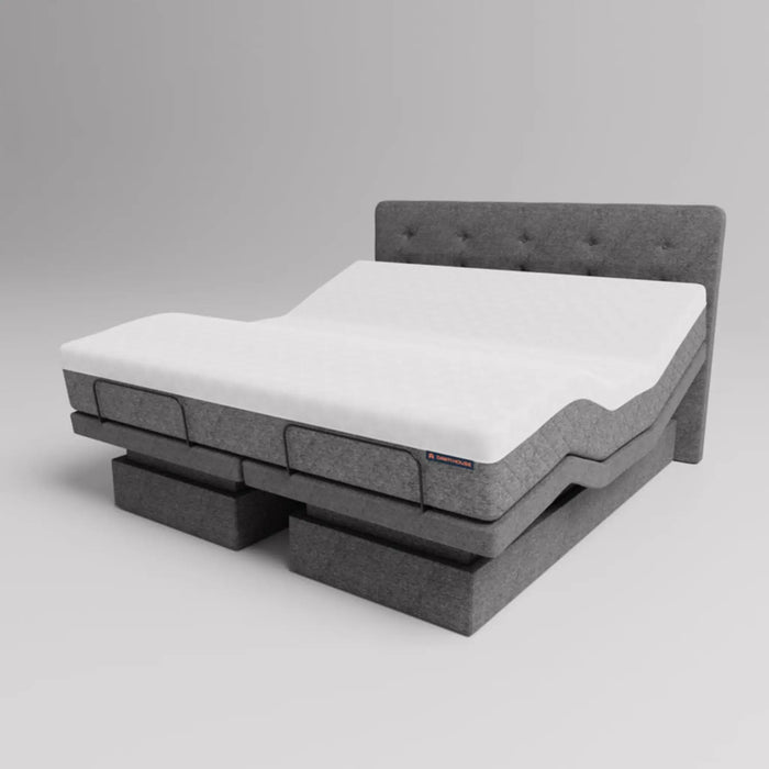 Dawn House Adjustable Hi-Low Smart Bed - Slate, King With Mattress
