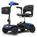 Metro Mobility M1-Lite 4-Wheel Mobility Scooter - Side View Blue