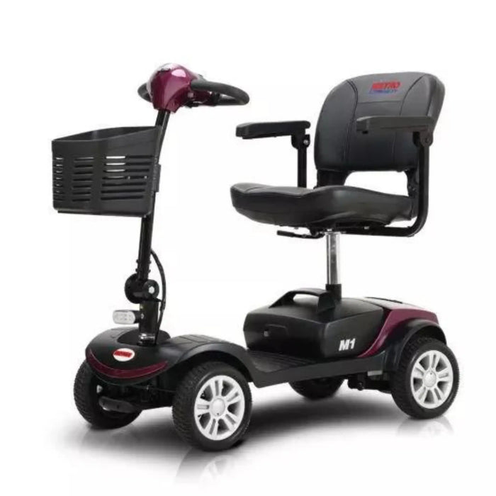Metro Mobility M1 Portable 4 Wheel Mobility Scooter - Plum
