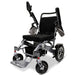 ComfyGO MAJESTIC IQ-7000 Manual Fold Electric Wheelchair - Sliver frame with standard cushion and backrest