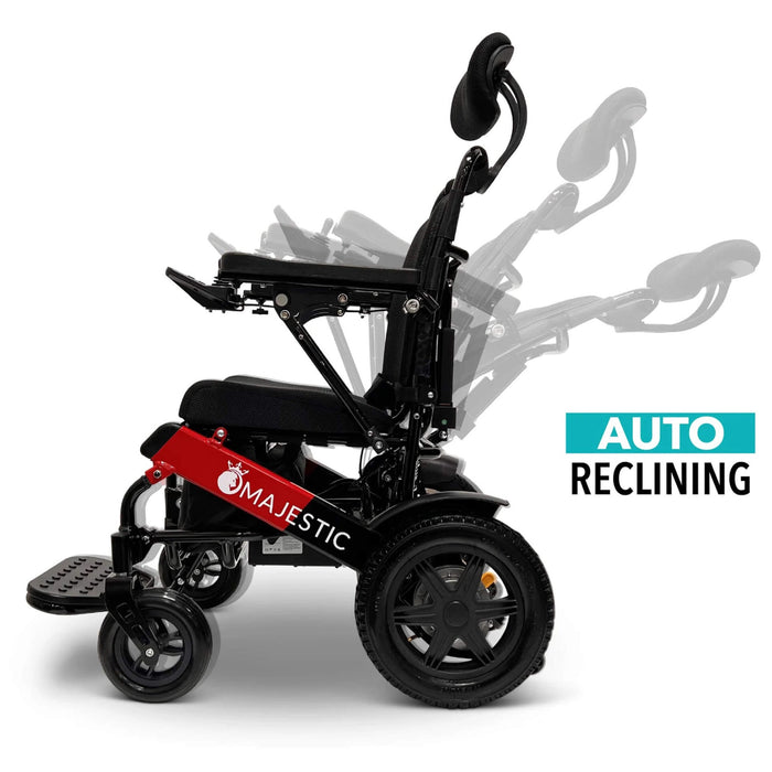 MAJESTIC IQ-9000 Auto Recline Remote Controlled Electric Wheelchair - Auto Recline