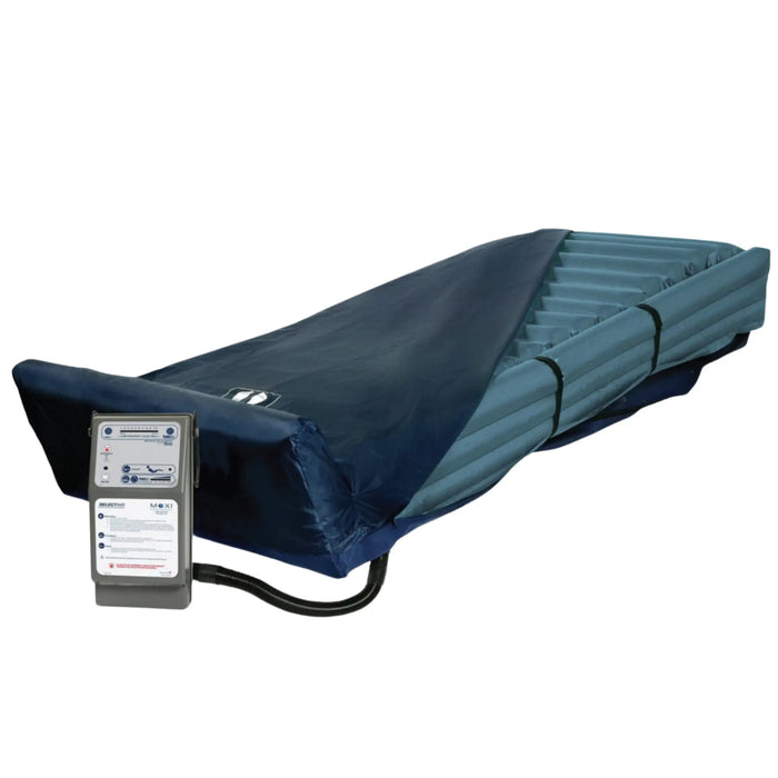 MOXI SelectAir Low Air Loss Footed Mattress System - Light Blue