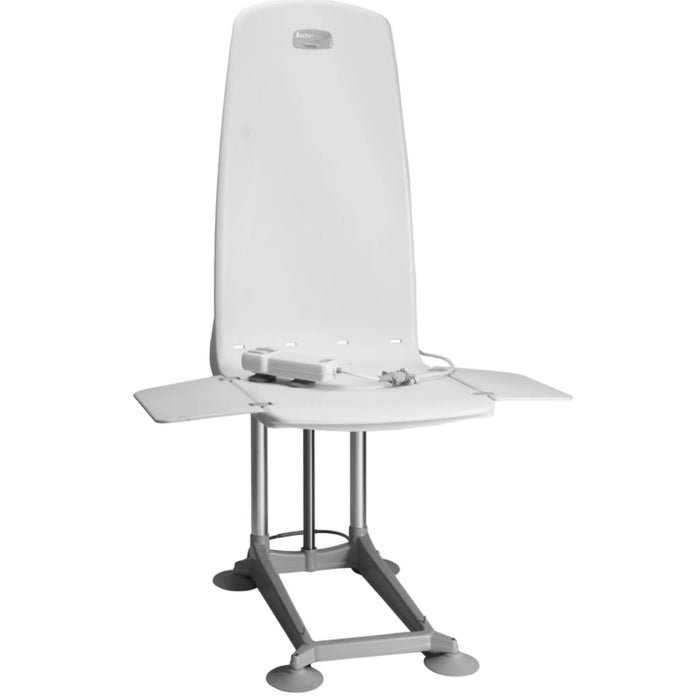 Mangar Archimedes Bath Lift Shown Lifted Above its base