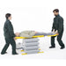 Mangar Elk Portable Patient Lifting Cushion with a  patient being lifted in a stretcher