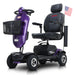 Metro Mobility Max Plus 4-Wheel Mobility Scooter - Side View dark Purple