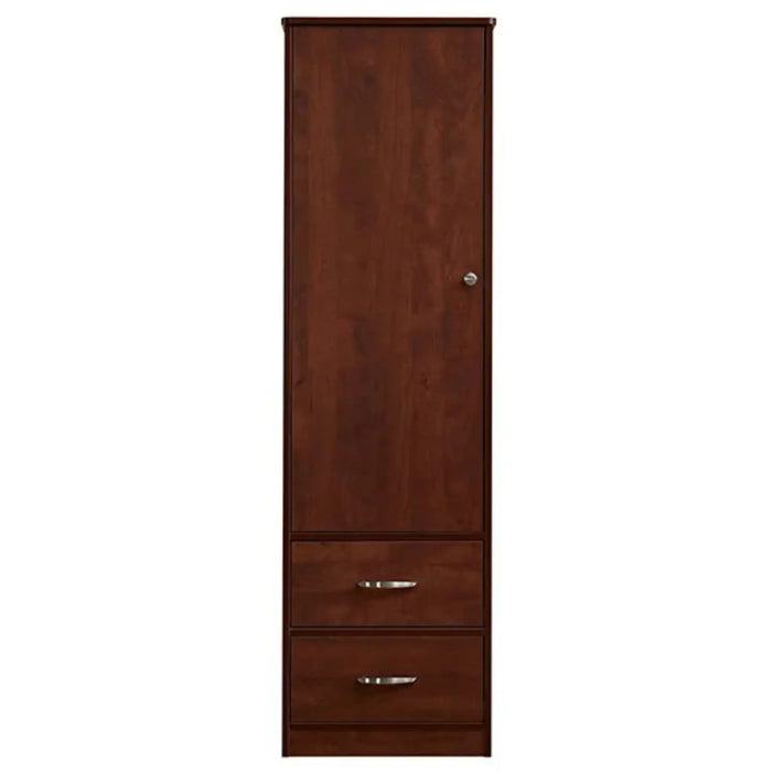 MeMedacure Contemporary Wardrobe in cherry finish, front view