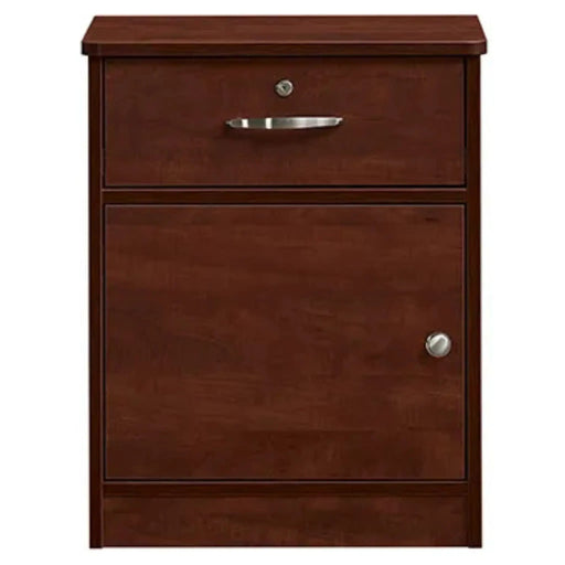 Medacure Contemporary Collection 1 drawer Nightstand with Lock in cherry finish
