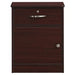 Medacure Contemporary Collection 1 drawer Nightstand with Lock in mahogany finish