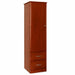 Medacure Hamilton 1 Door 2 Drawer Wardrobe in cherry finish