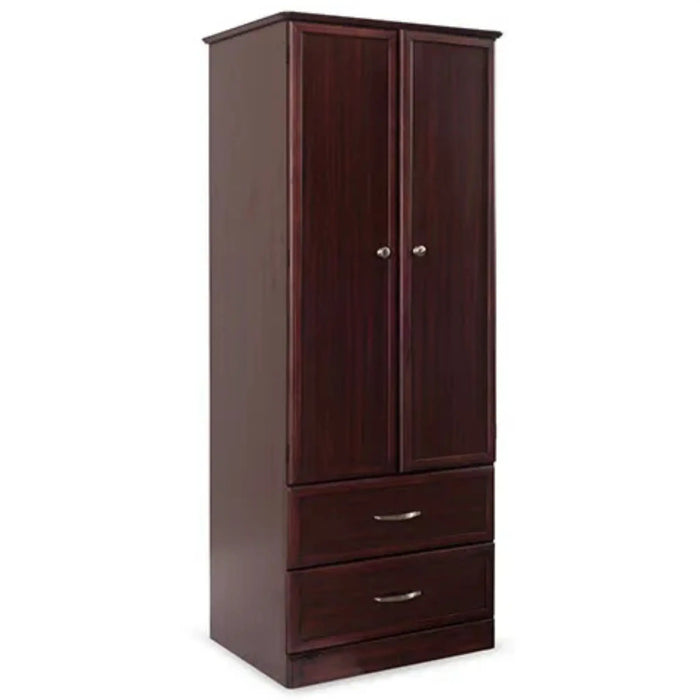 Medacure Hamilton Wardrobe HC-WR2D2D in mahogany finish