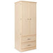 Medacure Hamilton Wardrobe HC-WR2D2D in maple finish