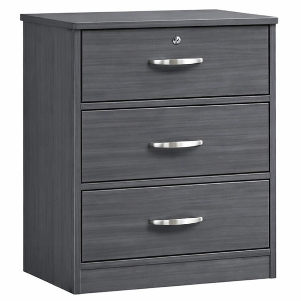 3 drawer grey dresser Contemporary with Lock For Assisted Living Furniture 19.80 inchW x 12.83 AU Size:4 length-Maxi Lilac Tulle Sweet 16