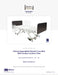 User manual imagefor a deluxe expandable bariatric low bed with cardiac comfort chair, featuring MedaCure branding.