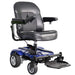 Merits EZ-GO Lightweight Portable Power Wheelchair- P321 _ Blue