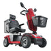 Metro Mobility S500 Heavy Duty Mobility Scooter Front View Red