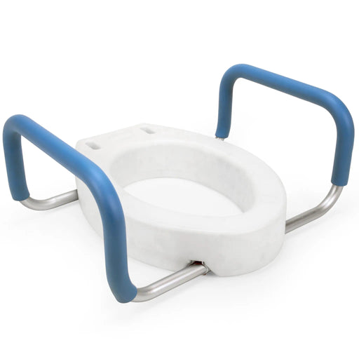 Mobo Medical Elongated Toilet Seat Riser - Side View