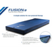 MOXI Fusion XC Non-Powered Air-and-Foam Pressure Relief Mattress System with Features