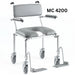 NuProdx MC4200 Rolling Commode and Shower Chair