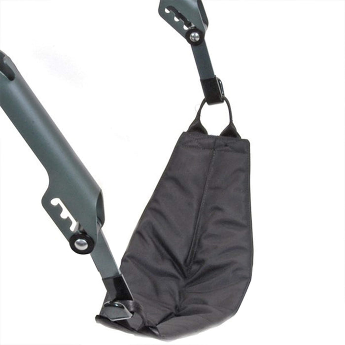 Large padded lifting strap is 12”Wx28”L (30x71cm).