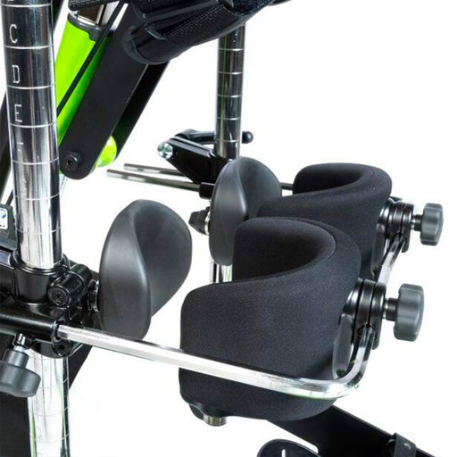 Multi-adjustable knee pads are adjustable in swivel, height /-.75″ (2cm) PB5534 inside width 5″ (13cm).