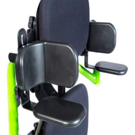 Works as a lateral support, elbow rest and armrest. Great for the supine, upright and prone position.