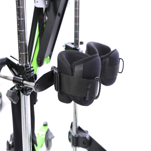 Posterior Knee Pads with Straps – 7″ (pair, inside width)  The Posterior Knee Pads provide an alternative support option to the Multi-adjustable Knee Pads. This option provides anterior knee support with the strap and posterior knee support with the pad.  The posterior knee pads provide fore and aft adjustment accommodating contractures or tightness and the buckle simplifies securing the knee.  