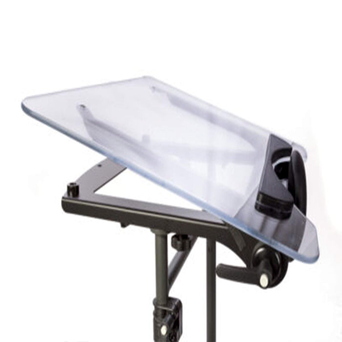 Adjusts from 0-35° to provide forearm support and angle activities closer to the user. Designed exclusively for the swing-away front.