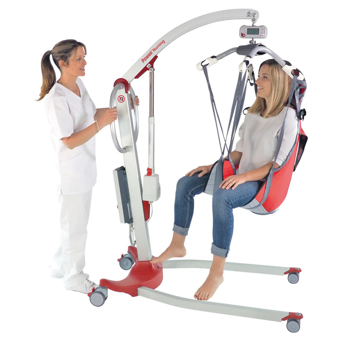 POWEO Nursing Electric Patient Lift with 4-Point SLS Suspension with Patient Handling