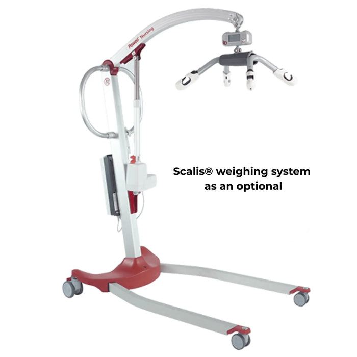 POWEO Nursing Electric Patient Lift with 4-Point SLS Suspension Optional Scalis Weighing Scale
