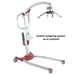 POWEO Nursing Electric Patient Lift with 4-Point SLS Suspension Optional Scalis Weighing Scale