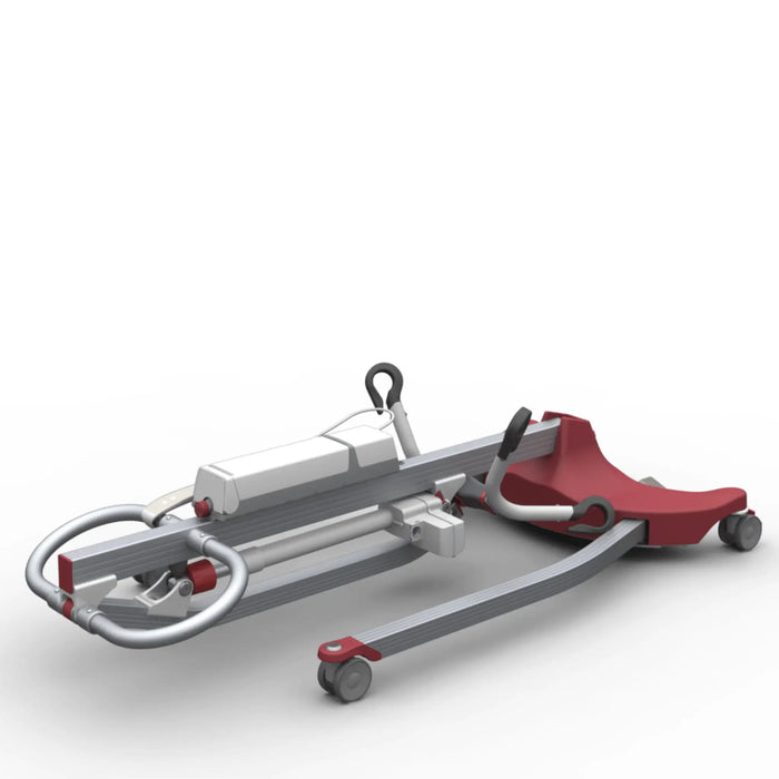 POWEO Urban Low Base Lightweight Foldable Electric Patient Lift Folded