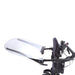 Shadow tray is accessible in all positions and provides anterior support as user moves from sitting to standing. Adjustable in depth, height, and tray angle. Tray size is 21”x24” (53x61cm). Not available with Mobile option.