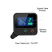 Digital display with speed, gear, battery power, and mode control indicators on a white background. rear mounted Q5 