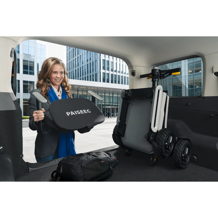 Paiseec L5 shown being put inside a car trunk
