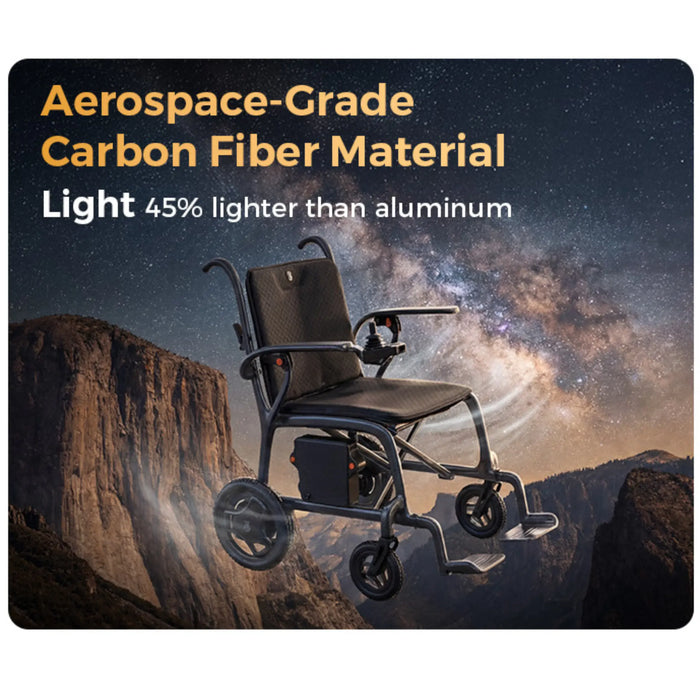 Paiseec Q5 Carbon Fiber Electric Wheelchair Light & Strong